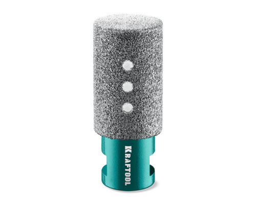 Вакуумная алмазная фреза пальчиковая VS DIAMOND, d 30 мм (М14, 50 мм) KRAFTOOL 29810-30