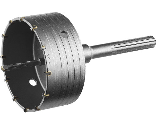 Коронка по бетону с державкой 125 мм, SDS-max, 12Т ЗУБР Профессионал 2918-125