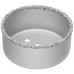 Коронка кольцевая по кафелю карбидная, глубина пропила 25 мм, 64 мм (16573)