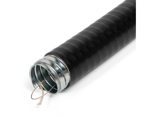 Металлорукав толстостенный МГ «HEAVY DUTY» 25 с протяжкой (Fortisflex) (88405)