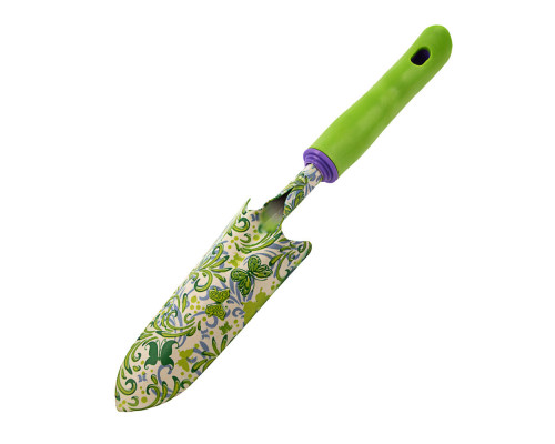 Совок посадочный узкий, 55 х 330 мм, стальной, пластиковая рукоятка, Flower Green, Palisad (620375)