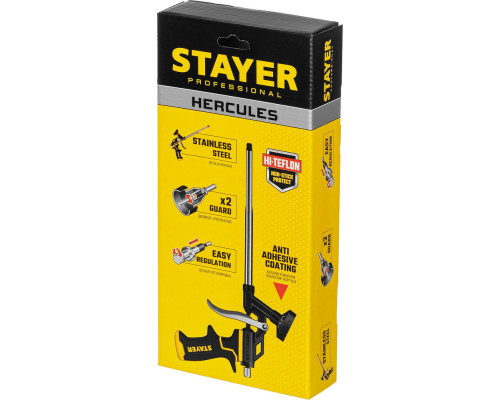 Пистолет для монтажной пены Hercules, тефлоновый STAYER Professional 06861_z03