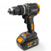 Дрель-шуруповерт ударная аккумуляторная RUNTEC PRO 13 мм, 20В, 2*4Ач, 100Нм, RUNTEC, RT-ID224