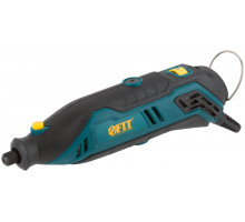 Гравировальная машина 130 Вт; 10000-35000 об/мин; 2,4/3,2 мм; БС щеток; набор насадок 210 шт.; кейс (80598)