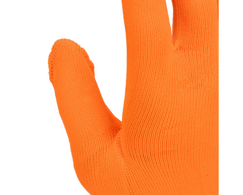 Перчатки Нейлон, 13 класс, оранжевые, XL (67840)