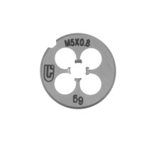 Плашка М5 х 0.8 мм Сибртех