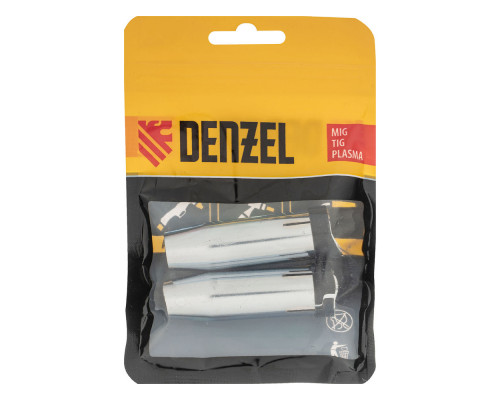 Сопло газовое 16, длина 57мм, 2 шт для MIG горелки тип 24 Denzel (93647)