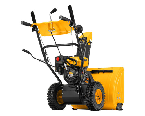 Бензиновая снегоуборочная машина SBM 610, 212 cc, ручной старт, фара Denzel (97653)