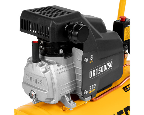 Компрессор воздушный DK1500/50, Х-PRO 1.5 кВт, 230 л/мин, 50 л Denzel (58064)