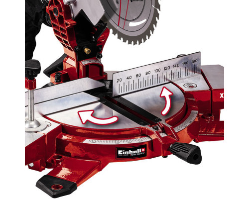 Пила торцовочная акк. Einhell PXC TE-MS 18/210 Li, 18В,210х30мм,пропил 120х60мм,без АКК и ЗУ (4300890)