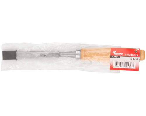 Стамеска с деревянной ручкой 12 мм