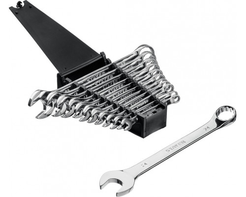 Набор ключей комбинированных HERCULES, 12 шт, 8 - 24 мм STAYER Professional 27085-H12_z01