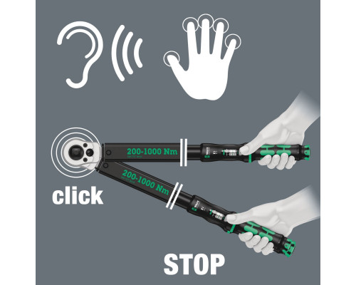 Click-Torque E 1 Push R/L Ключ динамометрический регулируемый, 3/4