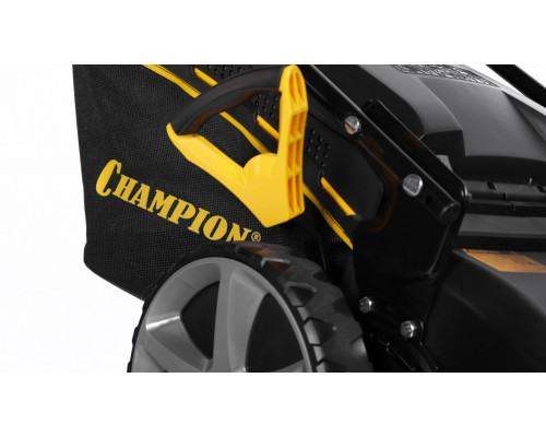 Газонокосилка CHAMPION LMZ5130/1 (3кВт привод 508мм 65л 25-75мм 1рычаг/6, 37кг4в1 3колеса1разблок) (LMZ5130/1)