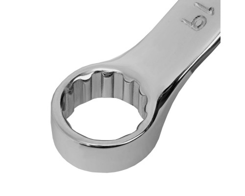 Ключ комбинированный, 19 мм, CrV, матовый хром Matrix