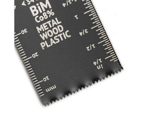RUNTEC RT-OCB34x55 Насадка для МФИ (реноватора) RUNTEC BiM пильная прямая 34x55 мм по дереву, пластику и металлу (RT-OCB34x55)
