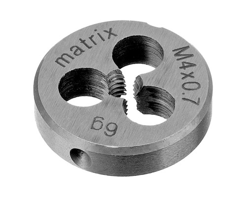 Плашка М4 х 0.7 мм, Р6М5 Matrix