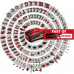 Шлифмашина эксцентриковая Einhell PXC TP-RS 18/32 Li BL, 18В,125мм,3.2мм,без АКК и ЗУ (4462020)