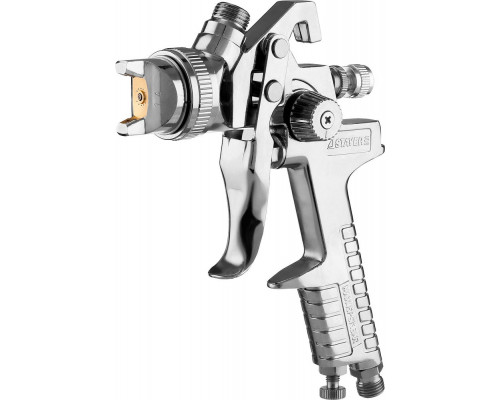 Краскопульт пневматический AirPro G, HVLP 1.4 мм, с верхним бачком STAYER Professional 06476-1.4