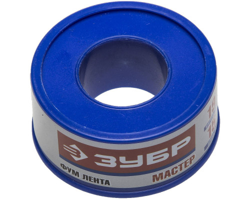 ФУМ лента 0.1 мм?19 мм?15 м 0.25 г/см? ЗУБР 12373-19-025