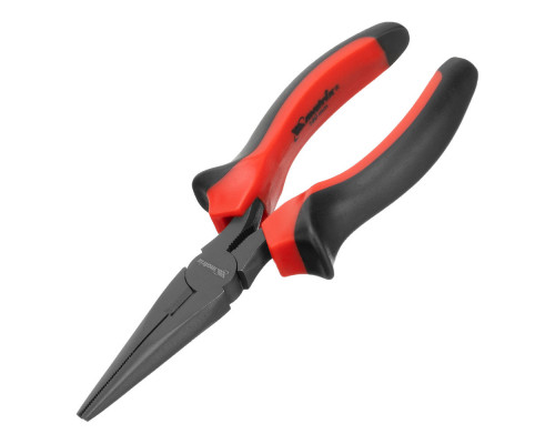 Длинногубцы прямые Black Nickel, 160 мм, двухкомпонентные рукоятки Matrix (17158)