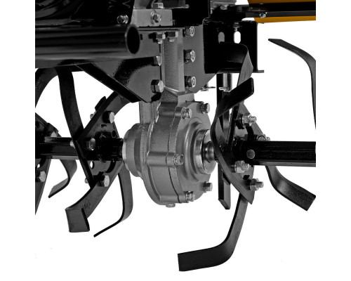 Мотоблок DPT-370X, 7 л.с, дисковое сцепление, ширина 90 см, глубина 35 см, фрез 3 х 4, ВОМ, передачи 3В/1Н Denzel (56406)