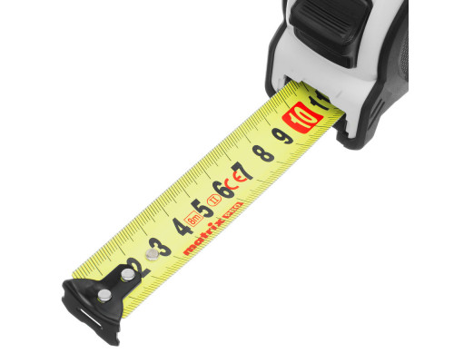 Рулетка Neon,8 м x 25 мм,обрезиненный корпус,3 фиксации,Pro Matrix