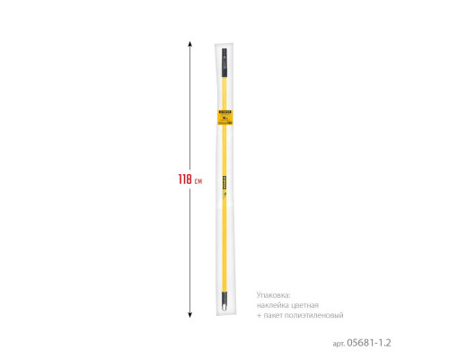 Стержень-удлинитель фиберглассовый FIBER-ONE 1,18 м STAYER Professional 05681-1.2