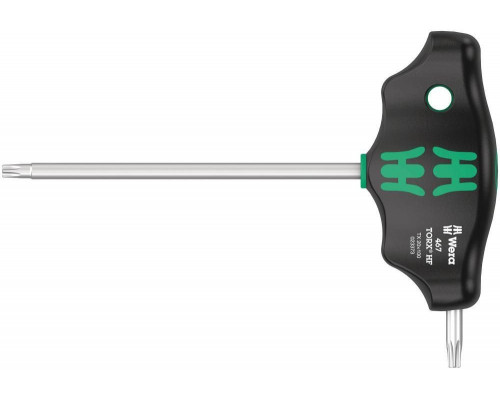467 TORX® HF Отвёртка с Т-образной рукояткой, с фиксацией, TX 20 x 100 мм (WE-023373)
