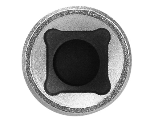 Головка с битой вставкой T10, квадрат 1/4, CrV Stels (13802)