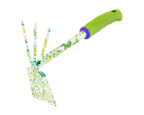 Мотыжка комбинированная, 65 х 310 мм, стальная, пластиковая рукоятка, Flower Green, Palisad (620415)
