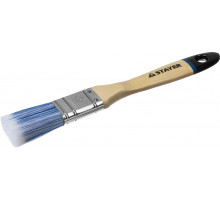STAYER AQUA, 25 мм, 1?, искусственная щетина, деревянная ручка для воднодисперсионных и акриловых ЛКМ, плоская кисть (01062-025)