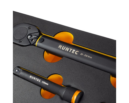 RUNTEC RT-IST1E36F Набор с динамометрическим ключом и ударными головками RUNTEC 1/2