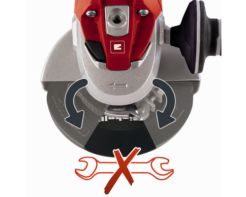 Шлифмашина угловая Einhell TE-AG 230, 2350Вт,230мм,поворотн.задн,антивиб.рукоятка,плавн.пуск (4430870)