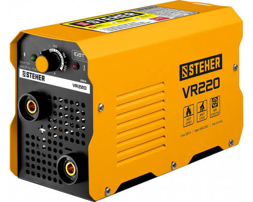 Аппарат сварочный инверторный ММА STEHER 220 А макс. электрод O 5.0 мм VR-220  