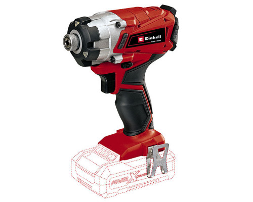 Винтовёрт ударный аккум. Einhell PXC TE-CI 18/1 Li, 140Нм,0-2300/мин,HEX 1/4