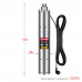 Насос скважинный винтовой 1300 Вт, 155 м напор, корпус из нержавеющей стали ЗУБР НСВ-100-155