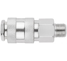 Адаптер быстросъемный с запорным клапаном с внешней резьбой 1/4 (81243)