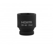 Головка торцевая сменная ударная 6-гранная (Cr-Mo) 28 1/2 L=44 мм HORTZ
