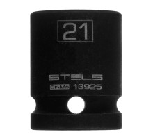 Головка ударная шестигранная, 21 мм, 1/2, CrMo Stels