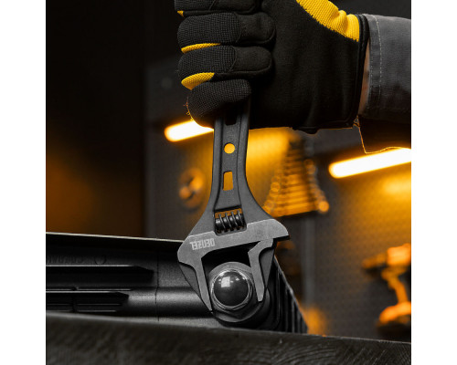 Ключ разводной, 250 мм, CrV, кованый Denzel