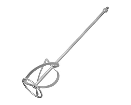 Насадка для миксера, для тяжелых растворов, 120 х 590 мм, оцинкованная, хвостовик резьба М14 Сибртех (848947)