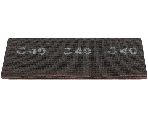Сетки шлифовальные, нейлоновая основа, 120х280 мм, 10 шт. Р 40 (38291)