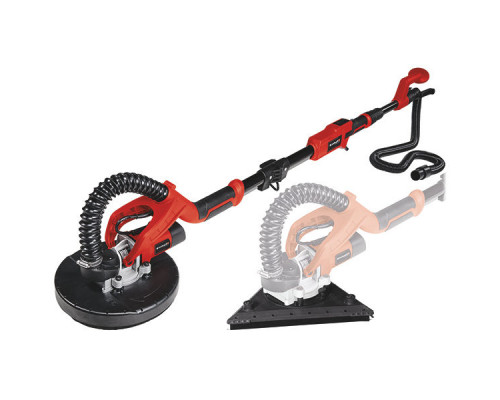 Шлифмашина д/стен и потолка Einhell TE-DW 225 X, 750Вт,телеск.рук,кругл+треугол,кейс E-box (4259960)
