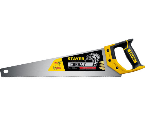 Ножовка универсальная Cobra 7, 450 мм STAYER Professional 1510-45_z02