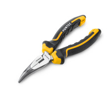 Длинногубцы изогнутые 160 мм RUNTEC RT-PLR03160