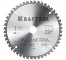 Пильный диск по алюминию Multi Material, 165 x 20 мм, 48Т KRAFTOOL 36953-165-20