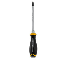 Отвертка PH3 x 150 мм CrV усиленная со сквозным стержнем RUNTEC RT-SD3PH3x150