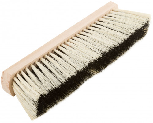Щетка для пола деревянная, овальная, 6-ти рядная, 265 мм (68042)