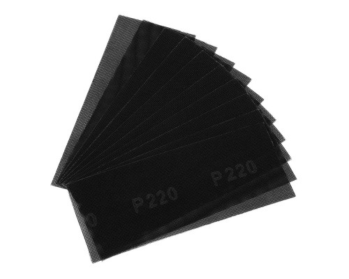 Сетка абразивная, P 220, 115 х 280 мм, 10 шт Sparta (751345)